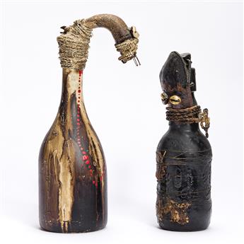 WANGECHI MUTU (1973 -   ) Untitled (Bottle People Series).